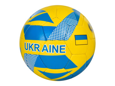 Футбольний м'яч 2500-232 жовто-блакитний розмір № 5 Футбольний м'яч 2500-232 жовто-блакитний розмір № 5