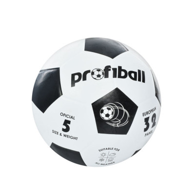 Футбольний мяч "Profiball" VA 0014-1(Black) розмір № 5 гума Футбольний мяч "Profiball" VA 0014-1(Black) розмір № 5 гума