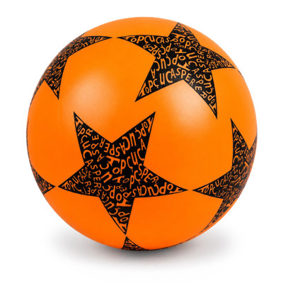 Дитячий гумовий мяч Зірка RB20302(Orange) 60 грам діаметр 18 см