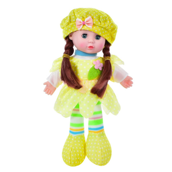 Дитяча Лялька LY3011(Yellow) м'яконабивна 28 см жовта
