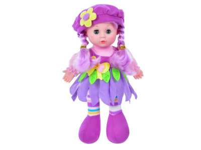 Дитяча Лялька LY3011(Violet) м'яконабивна 28 см фіолетова