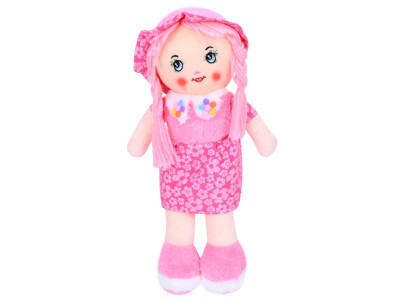 Дитяча іграшкова лялька FG240408152A-1(Pink) 38 см мяка набивна петелька Дитяча іграшкова лялька FG240408152A-1(Pink) 38 см мяка набивна петелька