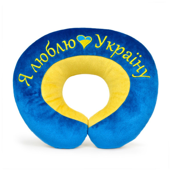Подушка підголовник "Я люблю Україну" FWPPILHDILUKR22BY