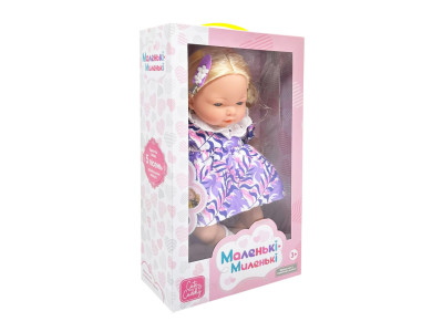 Дитяча мяконабивна лялька M 5881 I UA(Violet) 33 см музичні ефекти Дитяча мяконабивна лялька M 5881 I UA(Violet) 33 см музичні ефекти