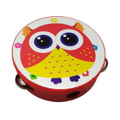 Деревяна іграшка Бубон MD 0367-19-27 діаметр 15 см Сова