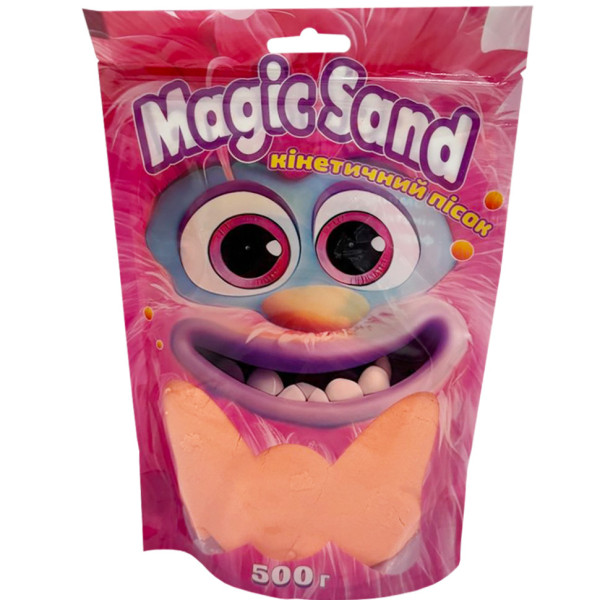 Креативна творчість "Кінетичний пісок Magic sand" 39403-7 помаранчевий 500 грам Креативна творчість "Кінетичний пісок Magic sand" 39403-7 помаранчевий 500 грам