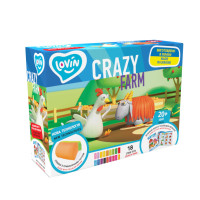 Набір тіста для ліплення "Crazy Farm" TM Lovin 41189
