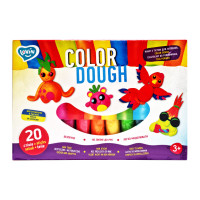 Набір для ліплення з тістом Color Dough 41204, 20 стиків