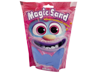 Креативна творчість "Кінетичний пісок Magic sand" 39403-9 синій 500 грам Креативна творчість "Кінетичний пісок Magic sand" 39403-9 синій 500 грам