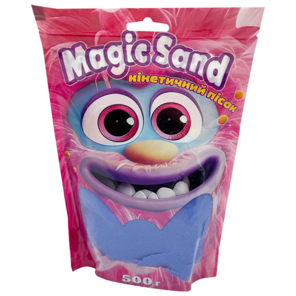 Креативна творчість "Кінетичний пісок Magic sand" 39403-9 синій 500 грам Креативна творчість "Кінетичний пісок Magic sand" 39403-9 синій 500 грам