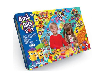 Набір для творчості "4в1 BIG CREATIVE BOX" BCRB-01-01U Укр