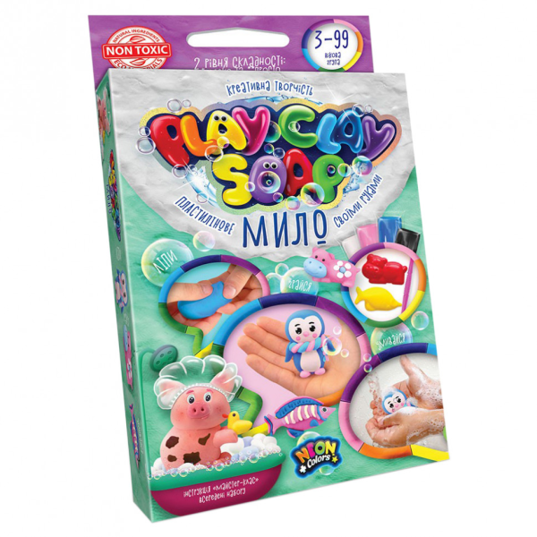 Набір креативної творчості "Пластилінове мило" Play Clay Soap PCS-02 маленький Пінгвін Набір креативної творчості "Пластилінове мило" Play Clay Soap PCS-02 маленький Пінгвін