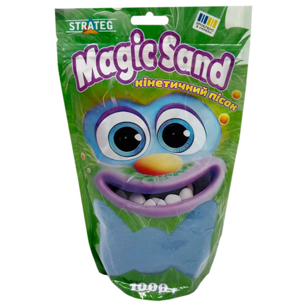 Креативна творчість "Кінетичний пісок Magic sand" 39404-3 блакитний 1 кг Креативна творчість "Кінетичний пісок Magic sand" 39404-3 блакитний 1 кг