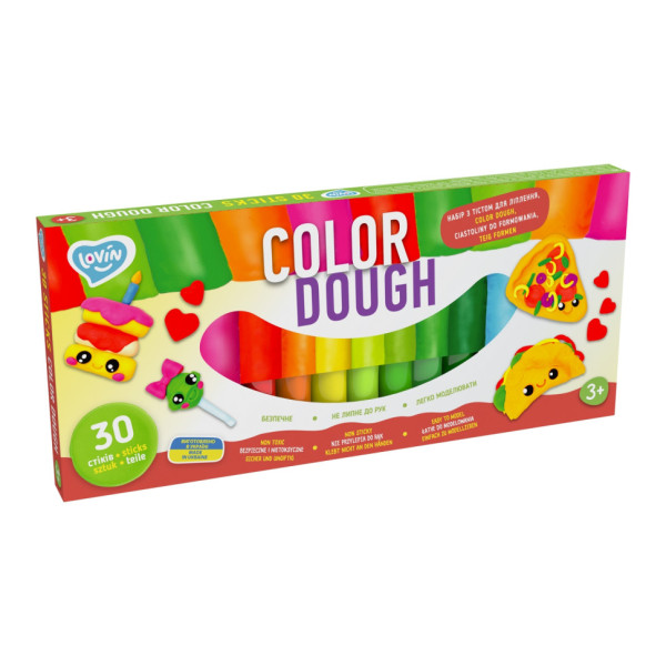 Набір для ліплення з тістом Color Dough 41205 30 стиків Набір для ліплення з тістом Color Dough 41205 30 стиків