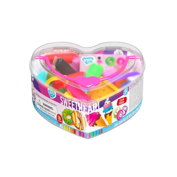 Набір для ліплення з тістом Sweet heart 41207 16 кольорів