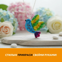 Творчий набір для виготовлення прикрас "Пташка" PG-004A з полімерної глини Творчий набір для виготовлення прикрас "Пташка" PG-004A з полімерної глини