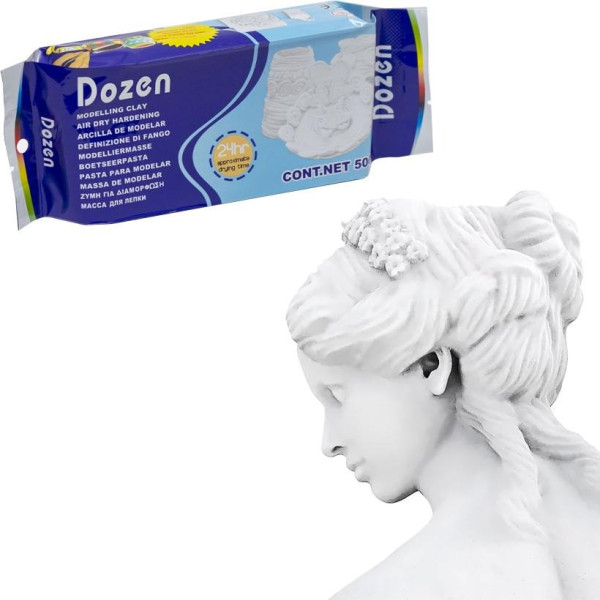 Пластилін для моделювання "Dozen" W500 білий 500 грам Пластилін для моделювання "Dozen" W500 білий 500 грам