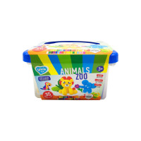 Набір для ліплення із тістом "Zoo animals box" Lovin 41221