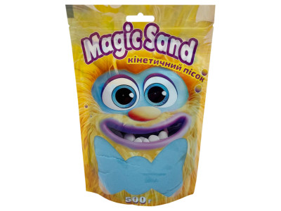 Креативна творчість "Кінетичний пісок Magic sand" 39403-3 блакитний 500 грам