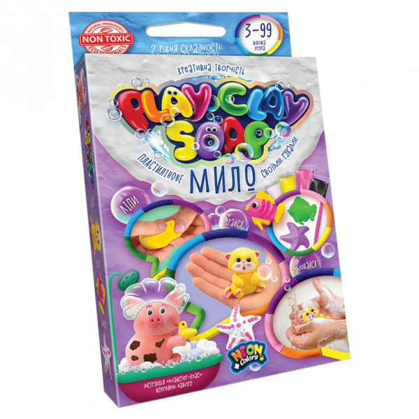 Набір креативної творчості "Пластилінове мило" Play Clay Soap PCS-02 маленький Котик Набір креативної творчості "Пластилінове мило" Play Clay Soap PCS-02 маленький Котик