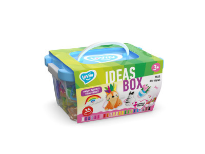 Набір легкого пластиліну "Ideas box" TM Lovin 70108