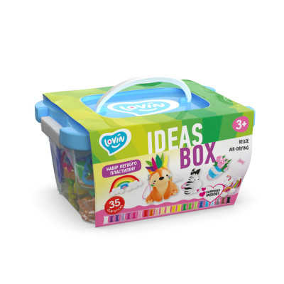 Набір легкого пластиліну "Ideas box" TM Lovin 70108