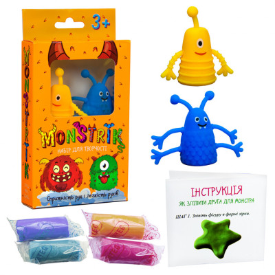 Набір для творчості Monstrik Strateg 71823 (укр.) Помаранчевий