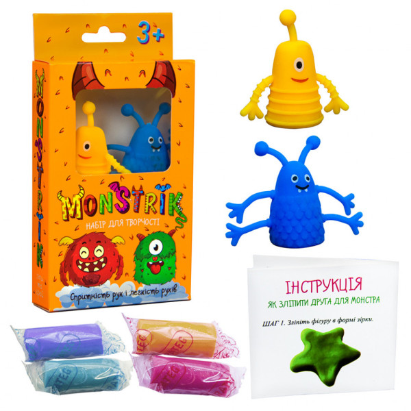 Набір для творчості Monstrik Strateg 71823 (укр.) Помаранчевий