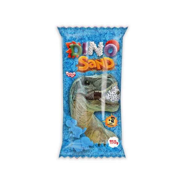 Набір для творчості "Кінетичний пісок "Dino Sand" DS-01-01 150 г Синій Набір для творчості "Кінетичний пісок "Dino Sand" DS-01-01 150 г Синій