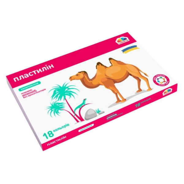 Набір для ліплення пластилін "Захоплення" 200315 18 кольорів