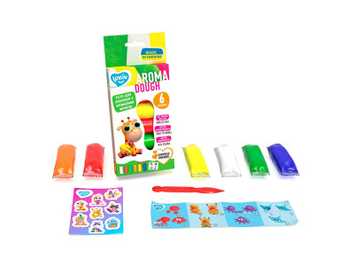 Набір тіста для ліплення "Aroma Assorted" TM Lovin 41199 6 кольорів
