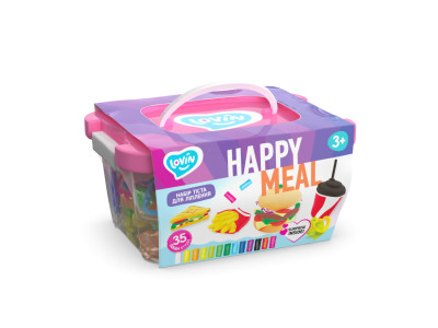 Набір тіста для ліплення "Happy meal" TM Lovin 41137