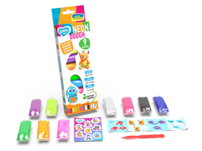 Набір тісту для ліплення "Neon" ТМ Lovin 41179, 9 кольорів