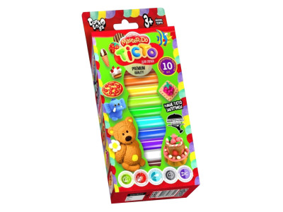 Комплект творчості Тісто для ліплення "Master Do" Danko Toys TMD-02-02 10 кольорів УКР