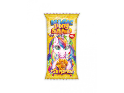 Набір для творчості "Кінетичний пісок "Magic Pony Sand" MPS-01-01 150 г Жовтий Набір для творчості "Кінетичний пісок "Magic Pony Sand" MPS-01-01 150 г Жовтий