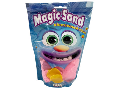 Креативна творчість "Кінетичний пісок Magic sand" 39403-8 рожевий 500 грам Креативна творчість "Кінетичний пісок Magic sand" 39403-8 рожевий 500 грам
