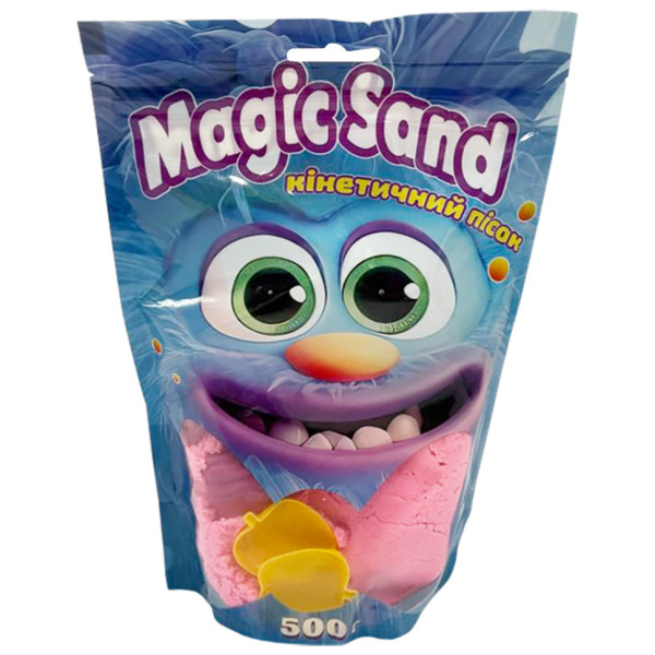 Креативна творчість "Кінетичний пісок Magic sand" 39403-8 рожевий 500 грам Креативна творчість "Кінетичний пісок Magic sand" 39403-8 рожевий 500 грам