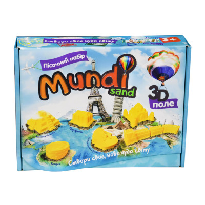Набір для творчості "Mundi sand" Strateg 39000 9 формочок