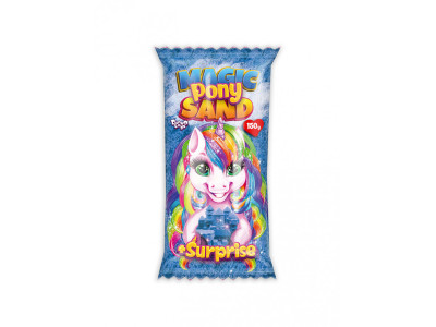 Набір для творчості "Кінетичний пісок "Magic Pony Sand" MPS-01-01 150 г Синій Набір для творчості "Кінетичний пісок "Magic Pony Sand" MPS-01-01 150 г Синій