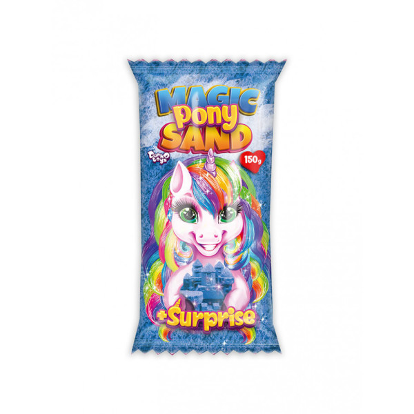 Набір для творчості "Кінетичний пісок "Magic Pony Sand" MPS-01-01 150 г Синій Набір для творчості "Кінетичний пісок "Magic Pony Sand" MPS-01-01 150 г Синій