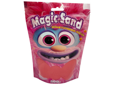Креативна творчість "Кінетичний пісок Magic sand" 39403-6 червоний 500 грам Креативна творчість "Кінетичний пісок Magic sand" 39403-6 червоний 500 грам