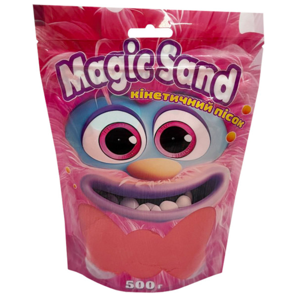 Креативна творчість "Кінетичний пісок Magic sand" 39403-6 червоний 500 грам Креативна творчість "Кінетичний пісок Magic sand" 39403-6 червоний 500 грам