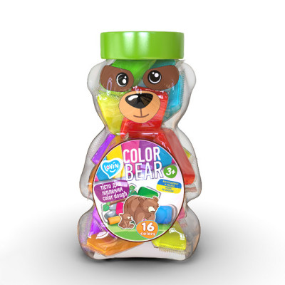 Набір тіста для ліплення "Color Bear" ТМ Lovin 41185
