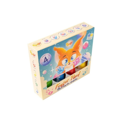 Набір пальчикових фарб 840401 4 кольори по 60 мл туба