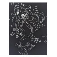 Скретчбук "Космос" 20-8807-WH-2 на спіралі 10 аркушів 14х20 см