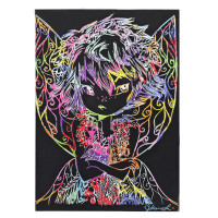 Скретчбук "Космос" 20-8807-WH-2 на спіралі 10 аркушів 14х20 см