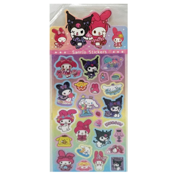 Декоративні наклейки "Sanrio Stickers" SZ240906-4 з блискітками Декоративні наклейки "Sanrio Stickers" SZ240906-4 з блискітками