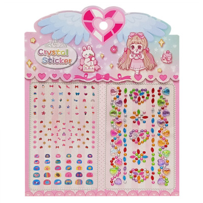Наклейка камни XY-008-2(Multi-Color) для авто ноутбуков телефонов