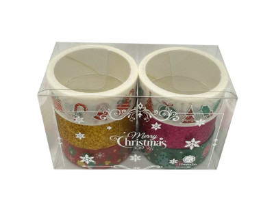 Набір декоративний скотч "Merry Christmas" XM-JD2273-1 15 см x 2 м Набір декоративний скотч "Merry Christmas" XM-JD2273-1 15 см x 2 м