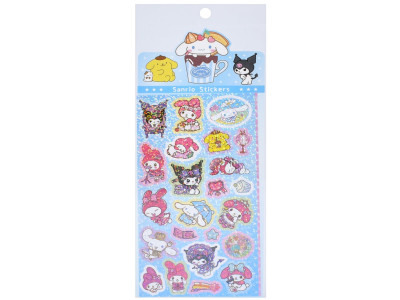 Декоративні наклейки "Sanrio Stickers" SZ240906-5 з блискітками
